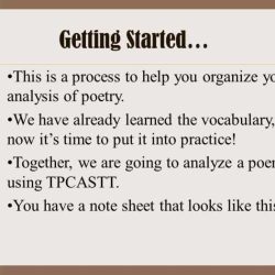 Tp castt poetry analysis answers