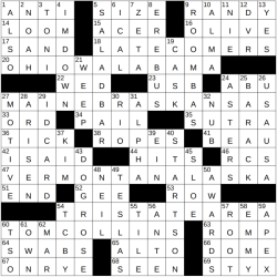 Part of a company crossword