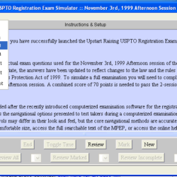 Patent bar exam example questions